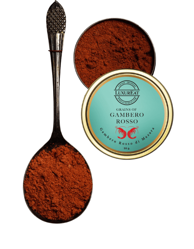 granuli di gambero rosso