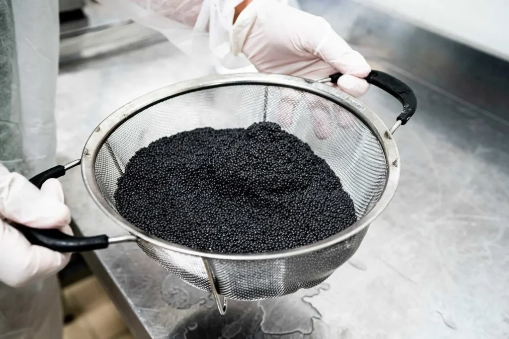 lavaggio del caviale