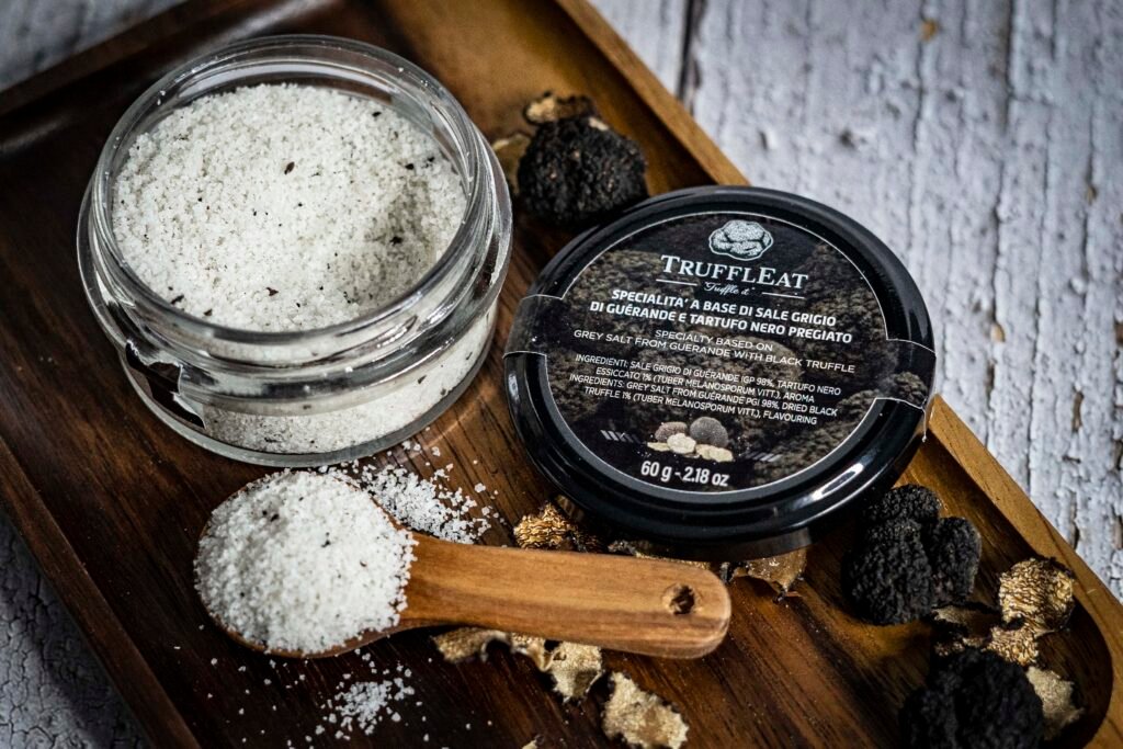 sale grigio di guerande e tartufo nero pregiato