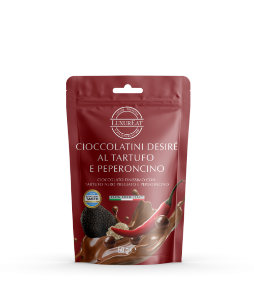 cioccolatini desire al tartufo e peperoncino