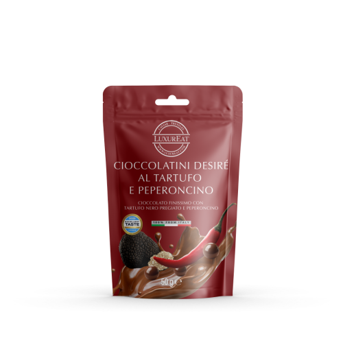 cioccolatini desire al tartufo e peperoncino