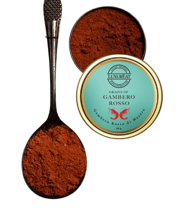 granuli di gambero rosso
